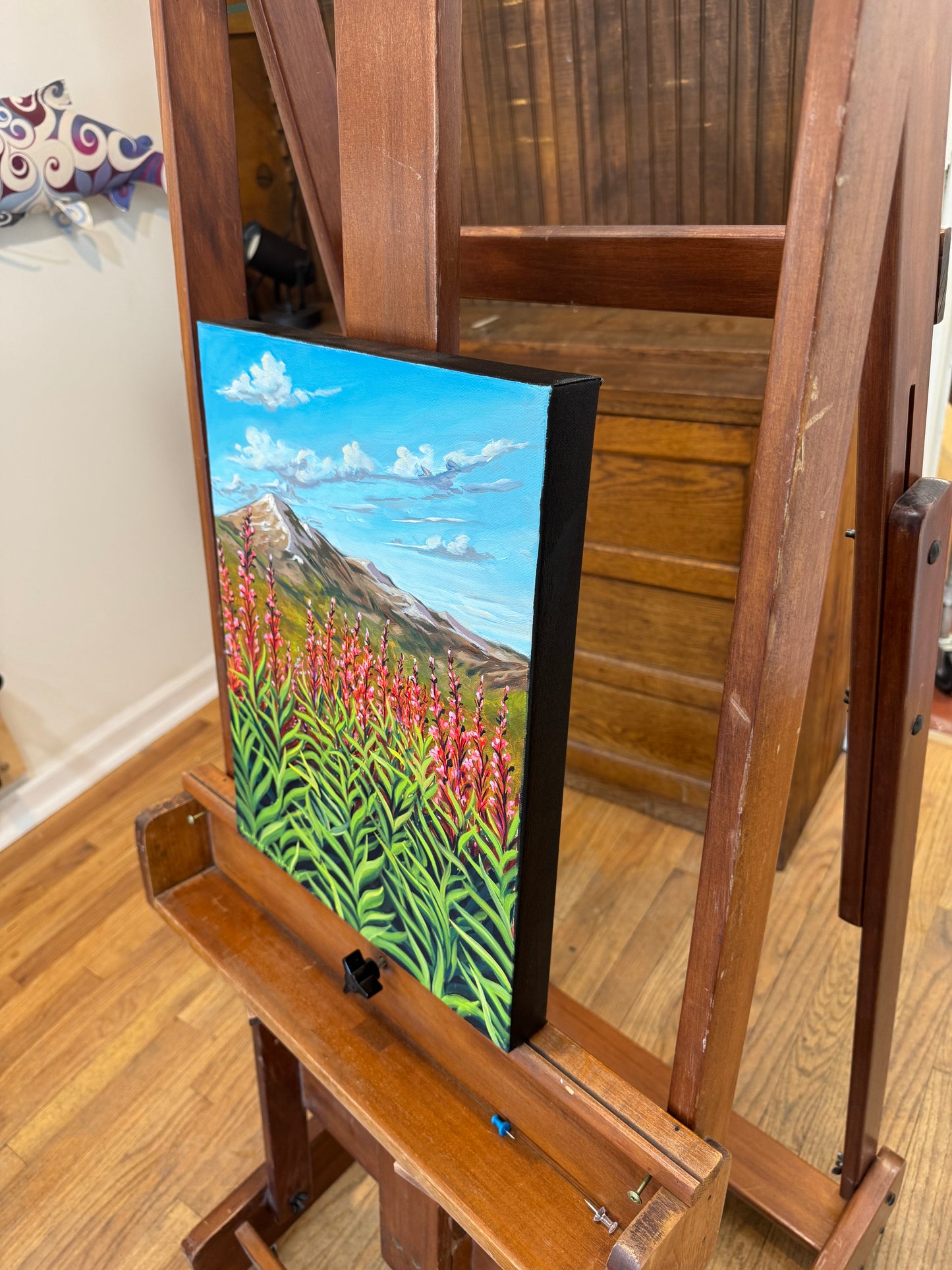 ORIGINAL "Wildflower state of mind" 12 x 16 in