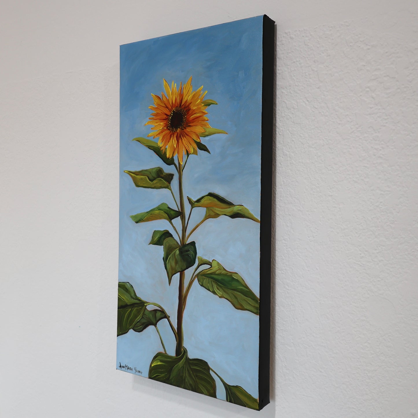 ORIGINAL "Sunflower" 12x24 in