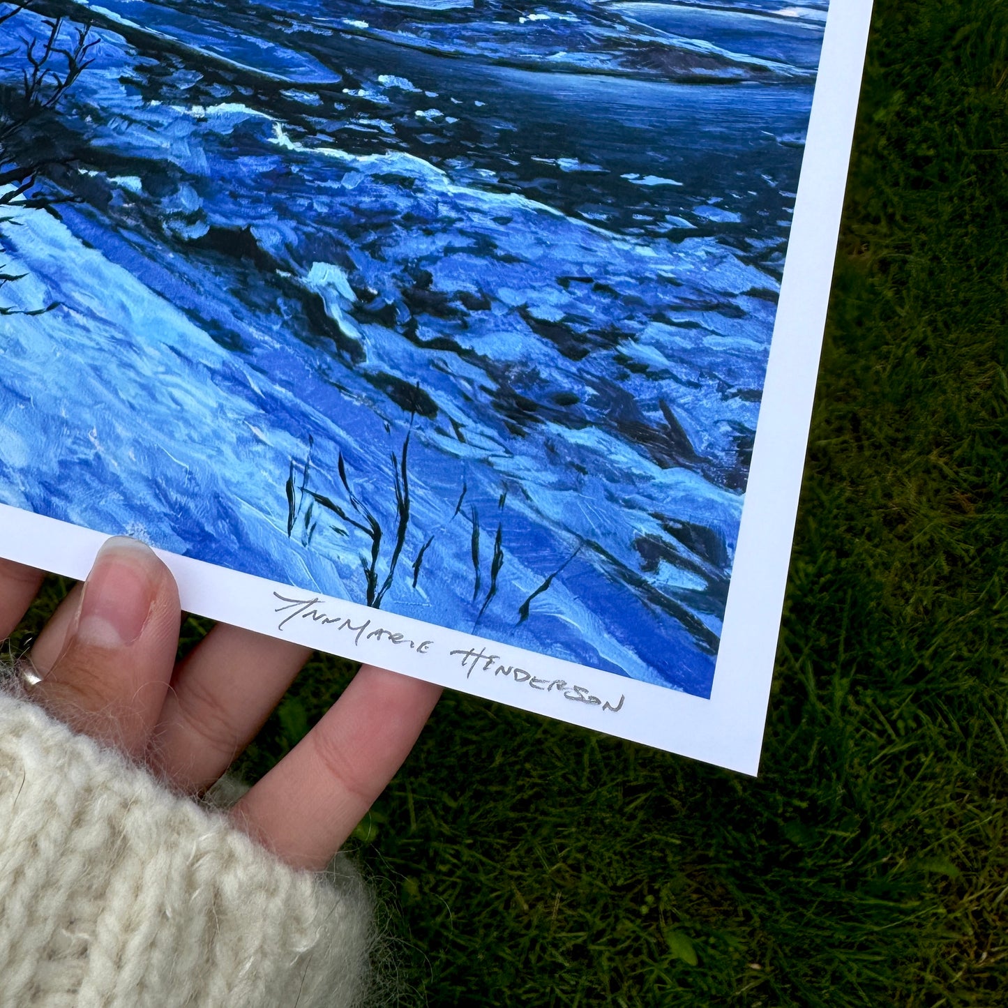 "Cook Inlet Sea Ice" Print