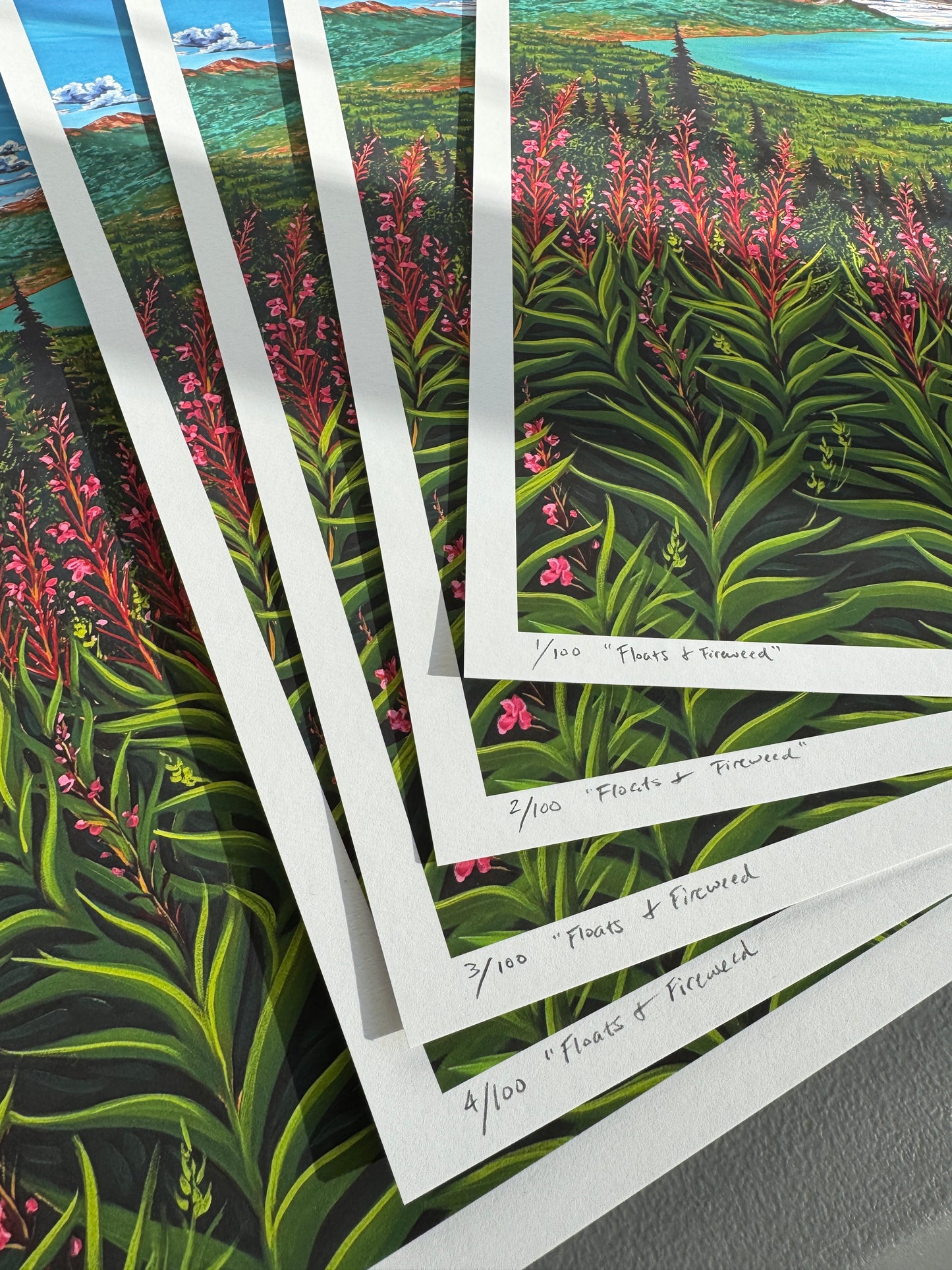 "Floats & Fireweed" 16x20 LIMITED edition print