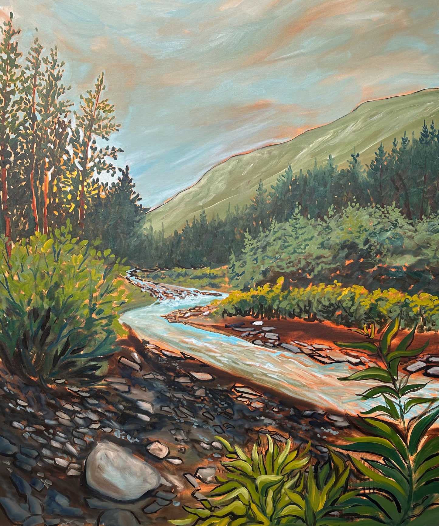 "Crow Creek" Canvas Print