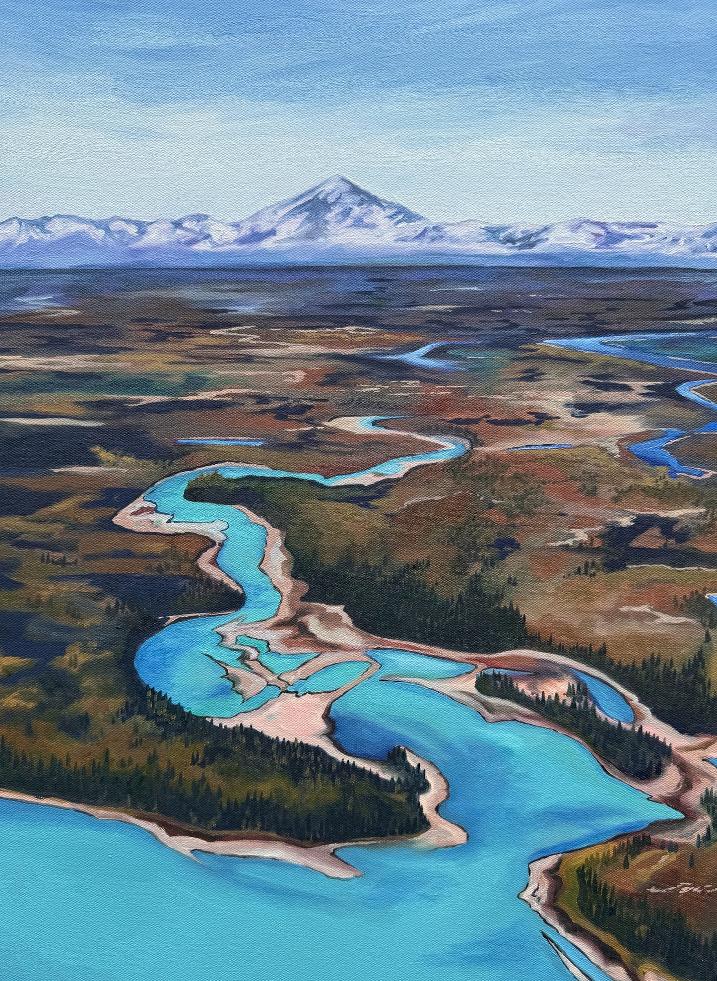 "Kenai River" Canvas Print