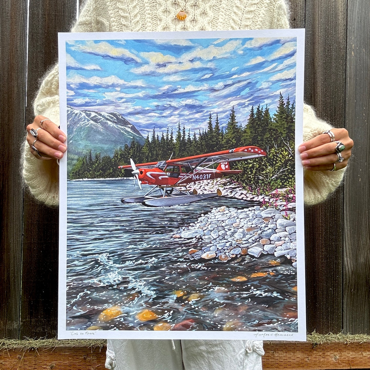 "Cub on Floats" Print