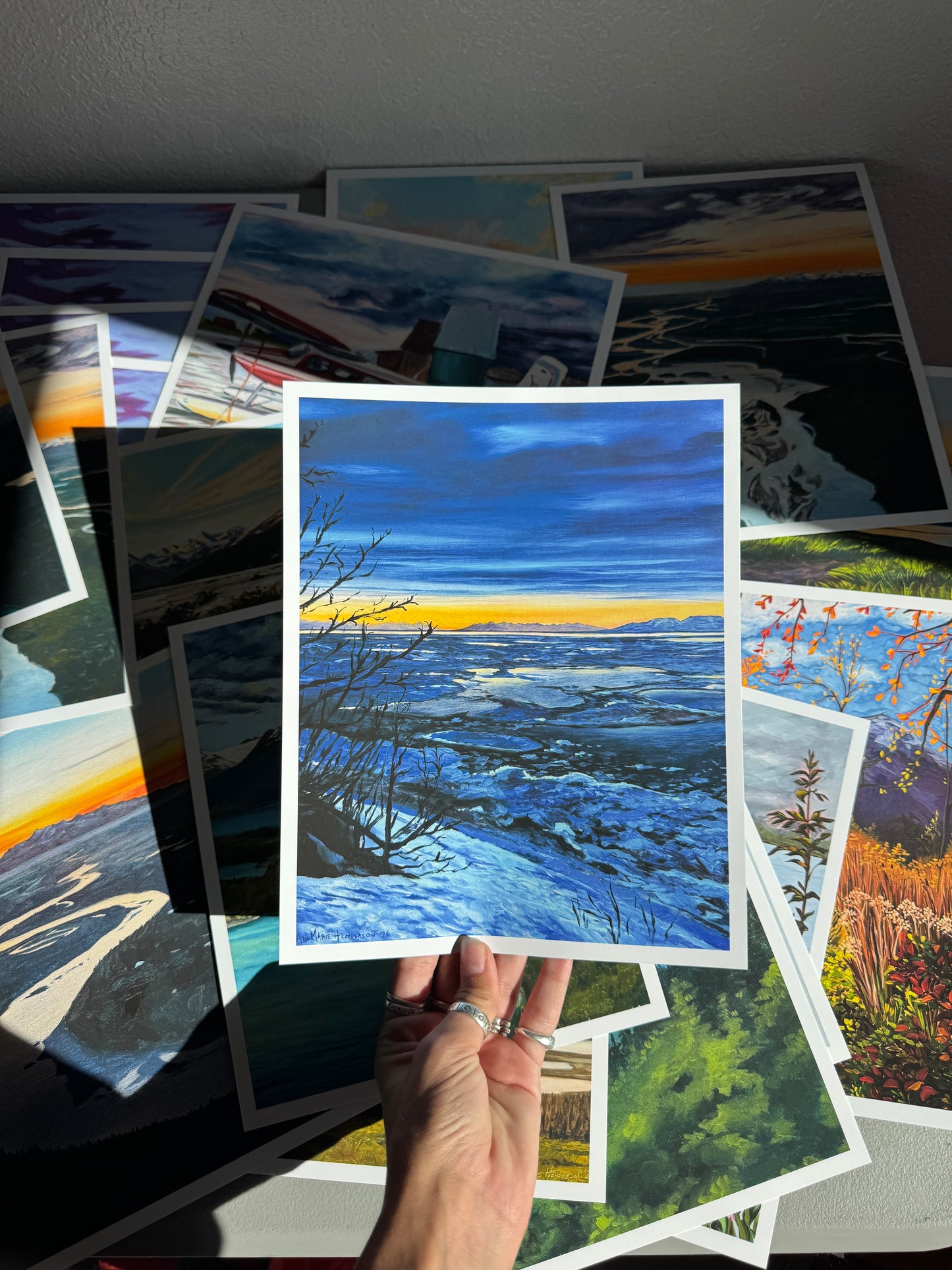 "Cook Inlet Sea Ice" Print
