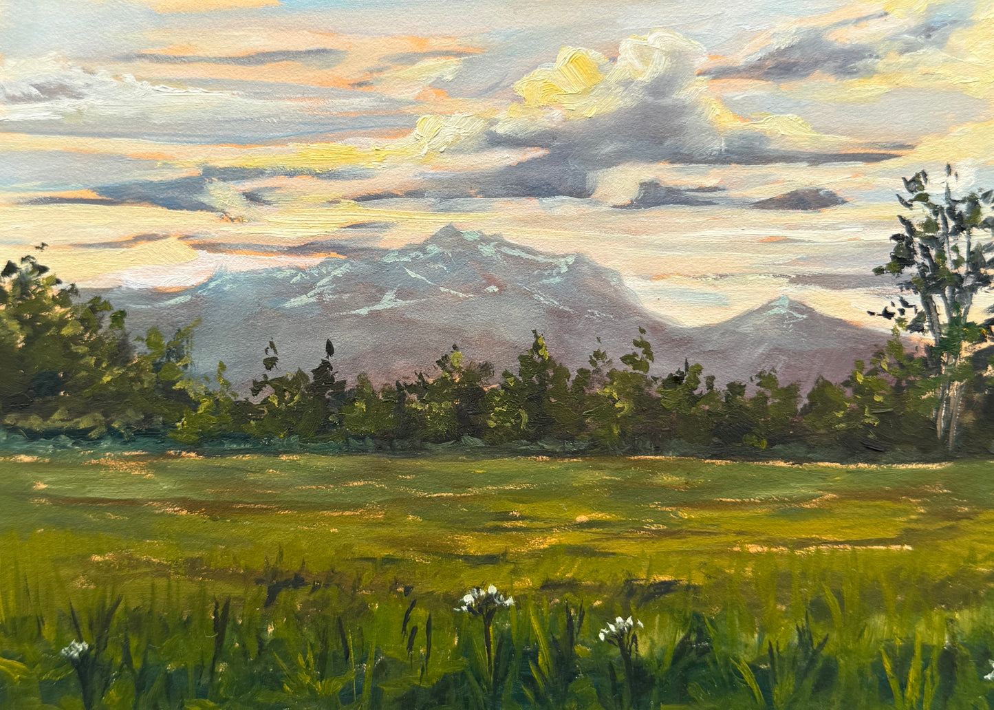 ORIGINAL Estuary Plein Air Study 5x7 in