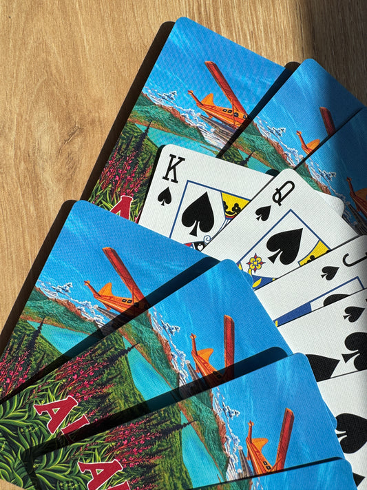 "Floats & Fireweed" Playing Cards - 54 deck