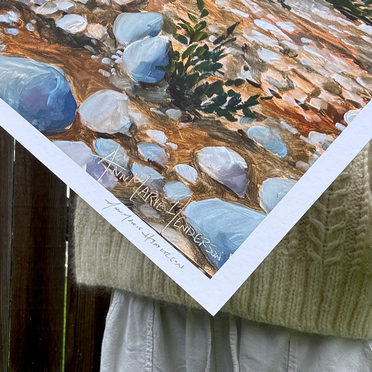 "Between Peeks" Print