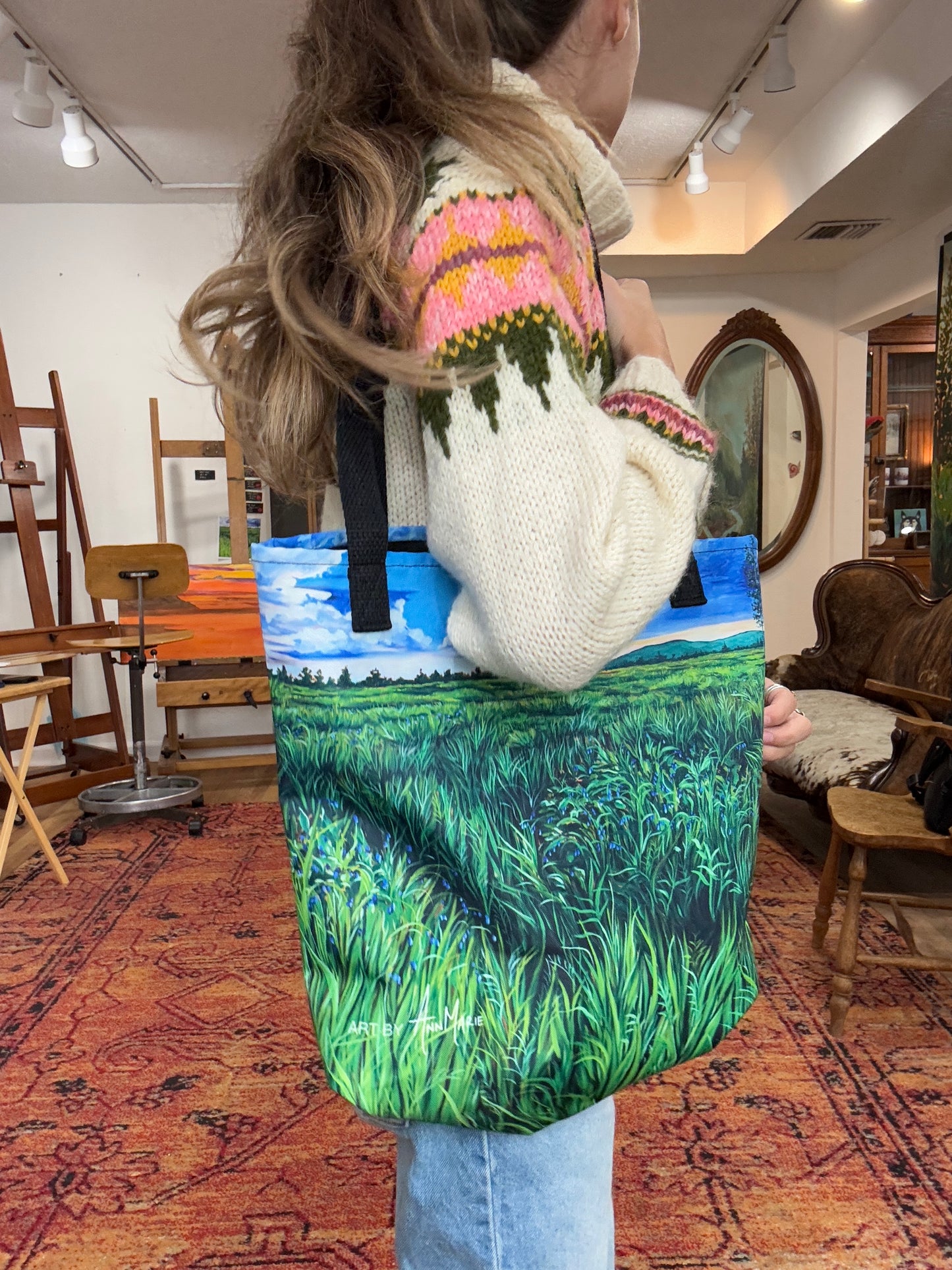 "Greener Grass" Tote bag