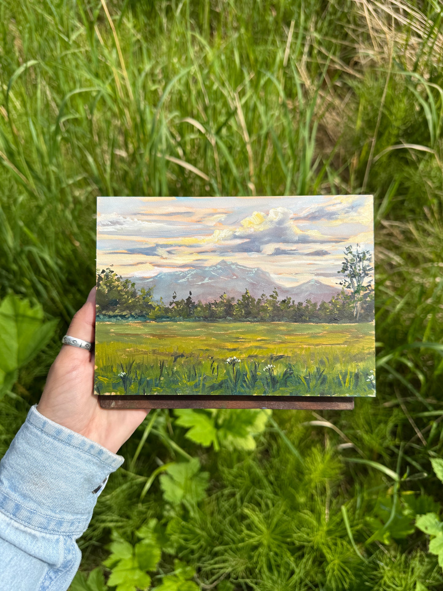 ORIGINAL Estuary Plein Air Study 5x7 in