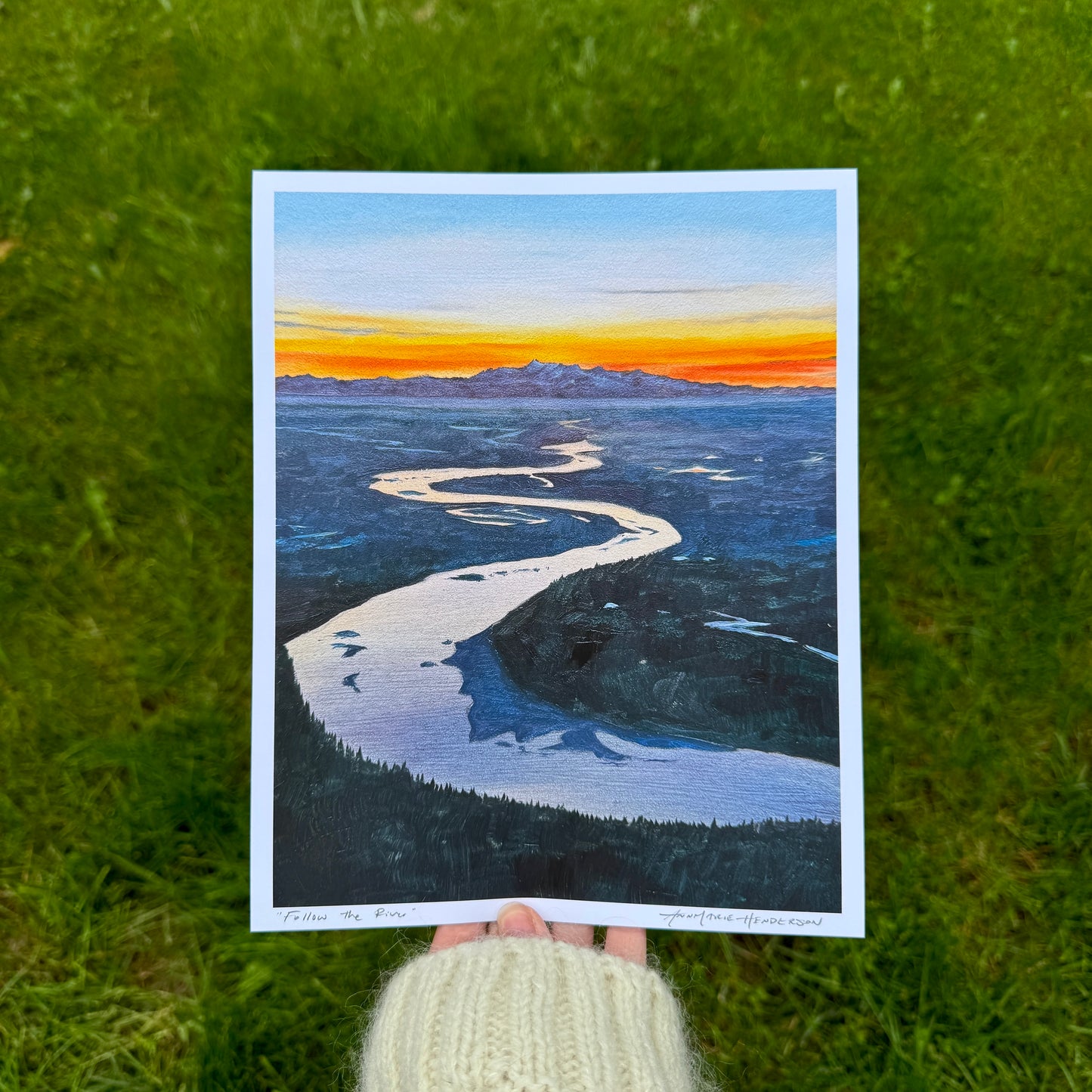 "Follow the River" Print