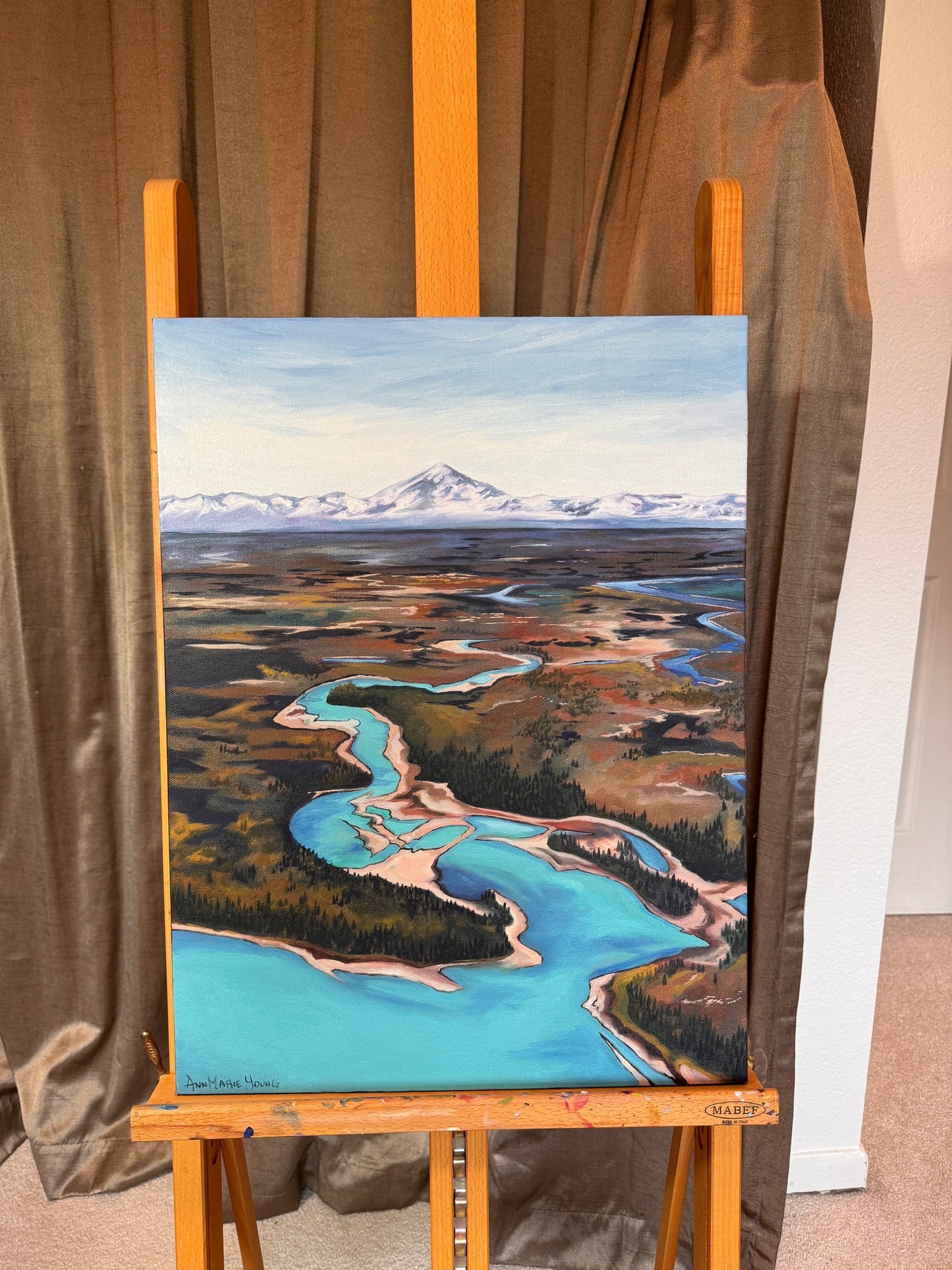 ORIGINAL "Kenai River" 18 x 24
