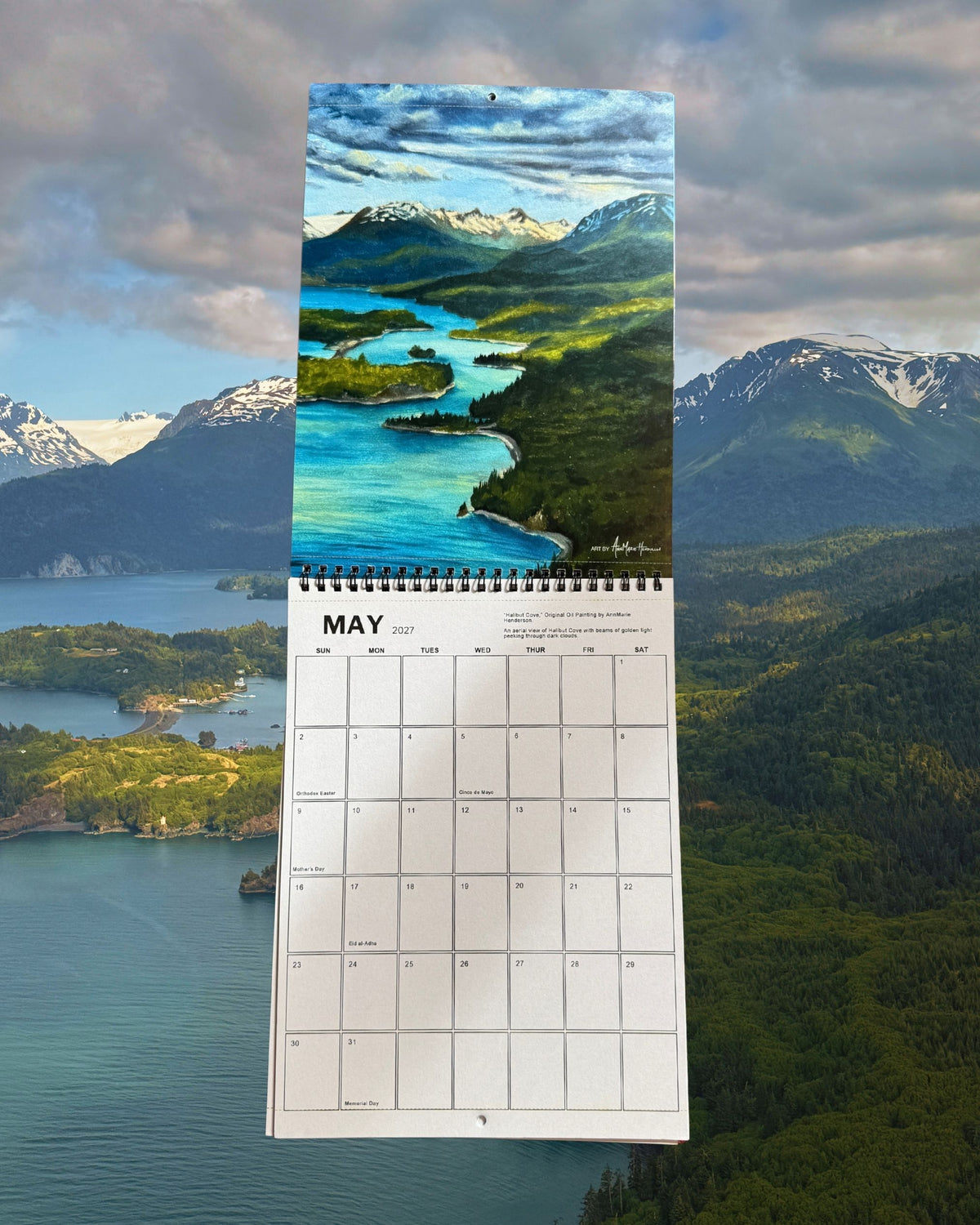 PRE-ORDER 2027 Alaska Art Calendar