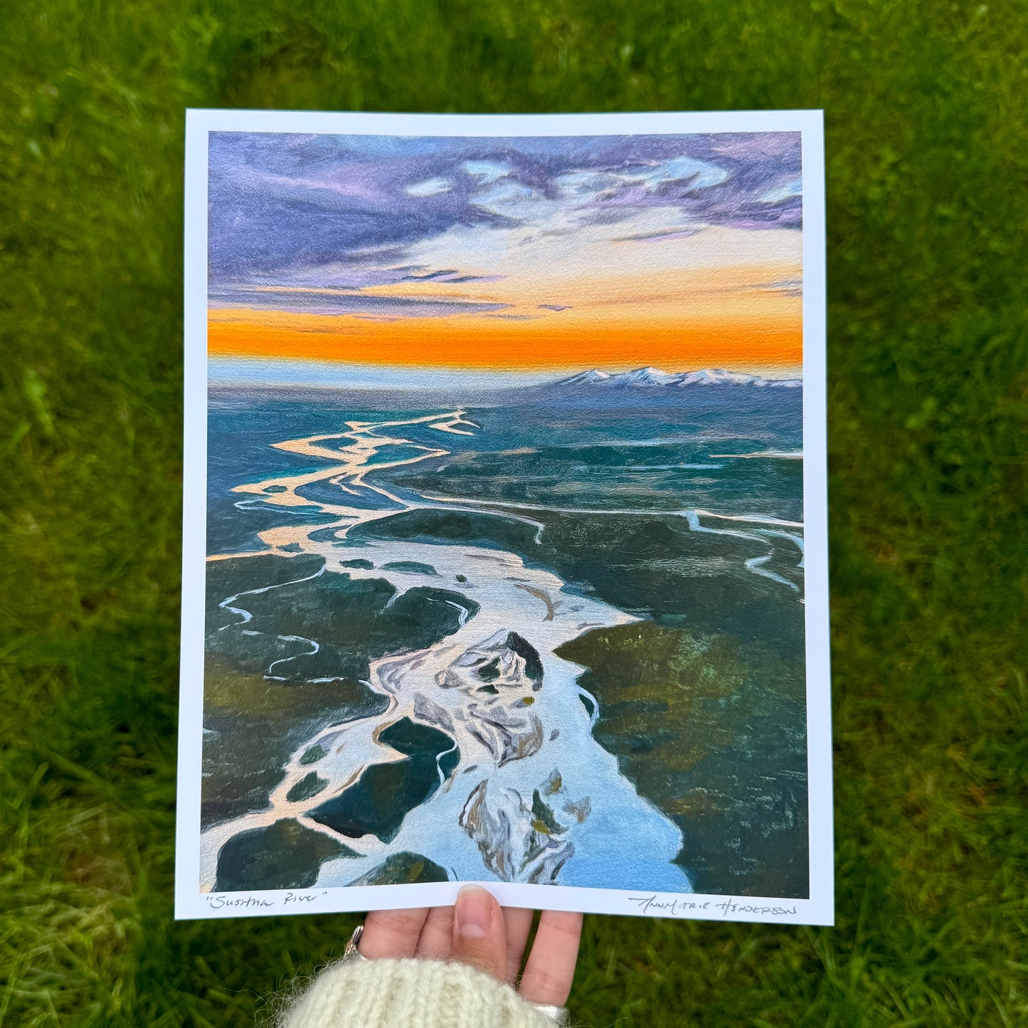 "Susitna River" Print