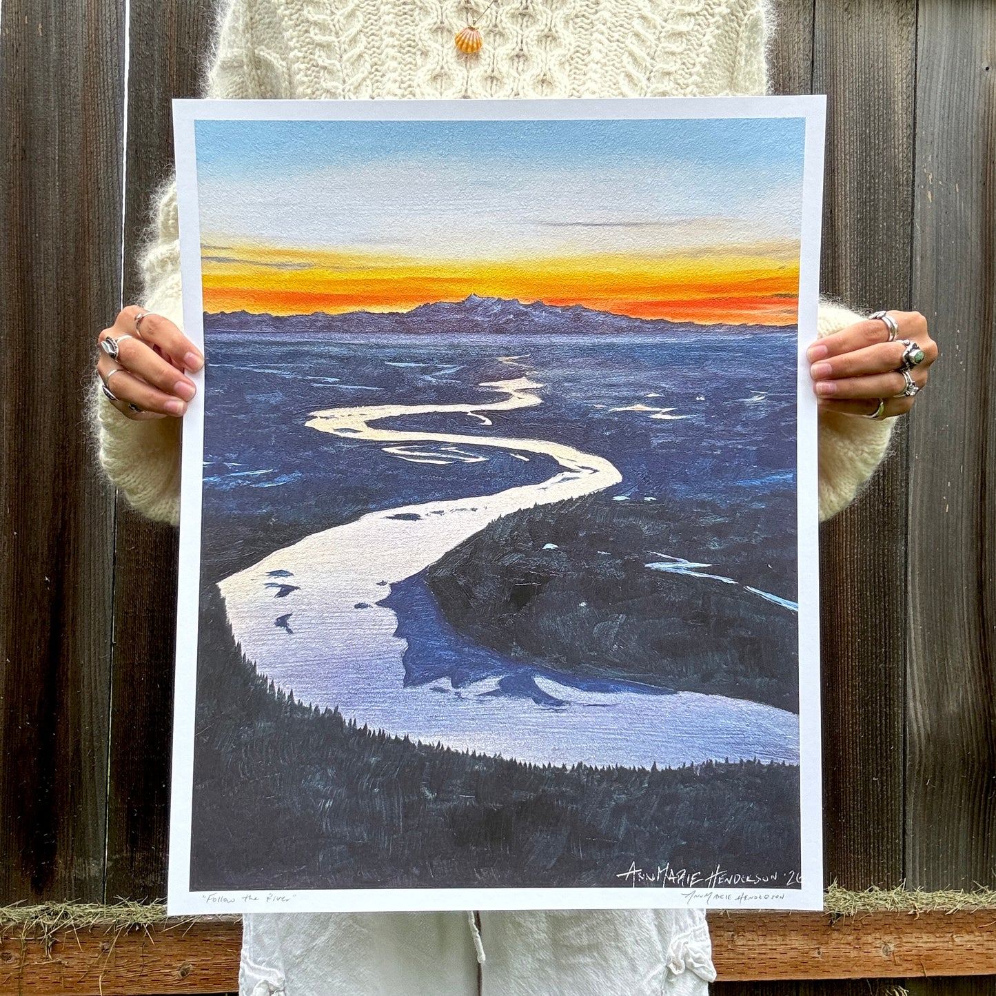 "Follow the River" Print