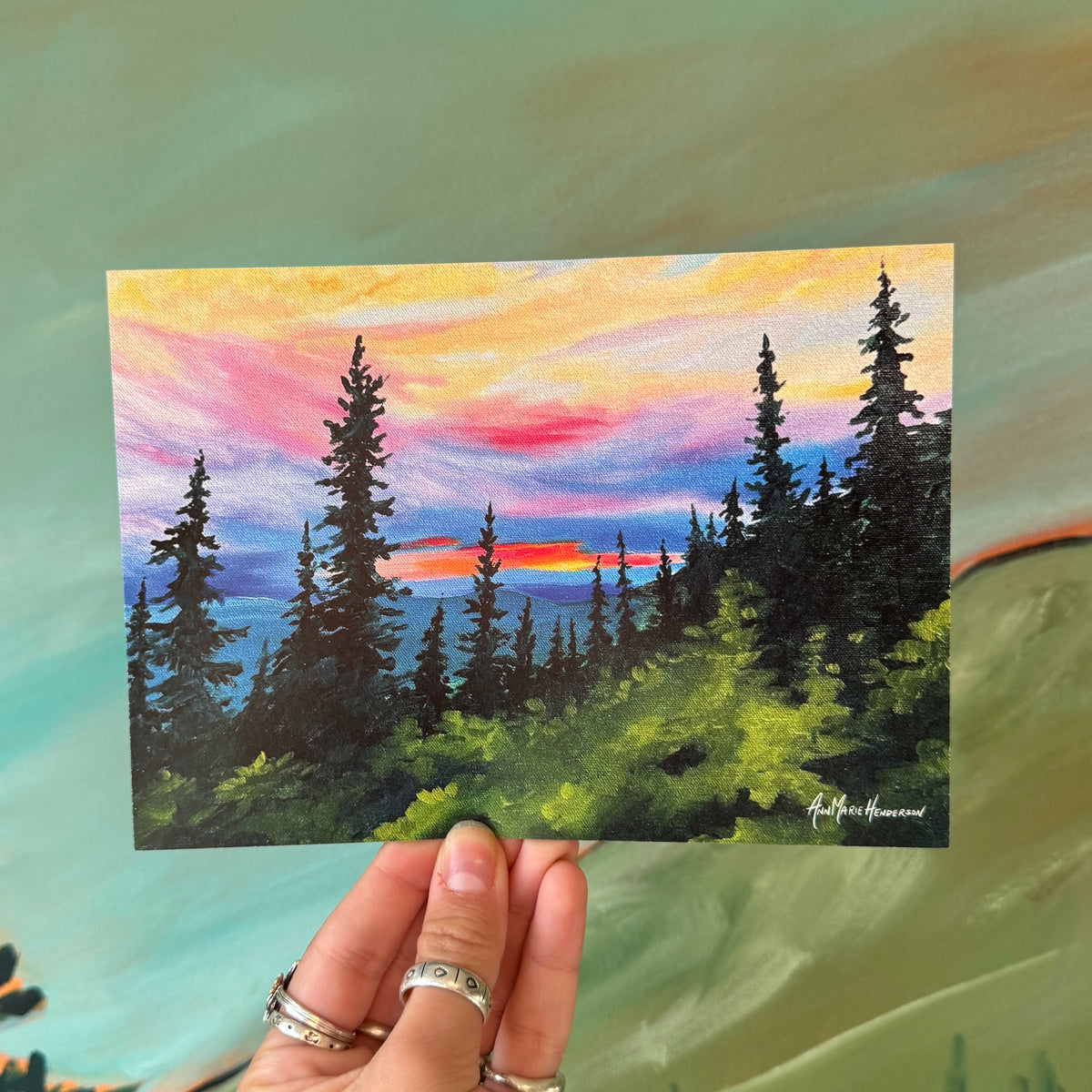 "Midnight Sun" Postcard