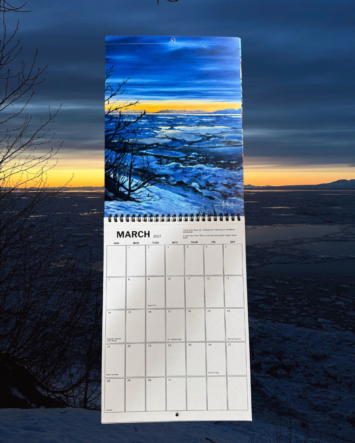 PRE-ORDER 2027 Alaska Art Calendar
