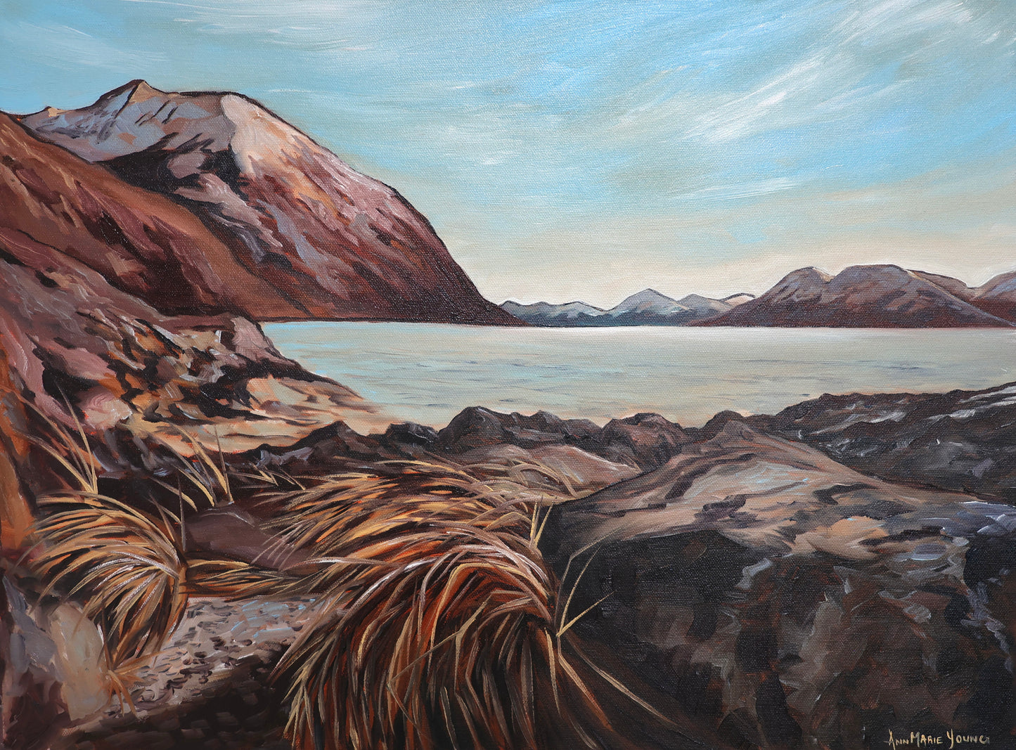 ORIGINAL "Beluga Point" 18x24 in