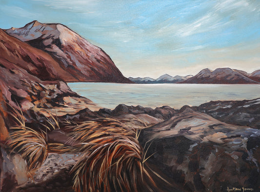 ORIGINAL "Beluga Point" 18x24 in