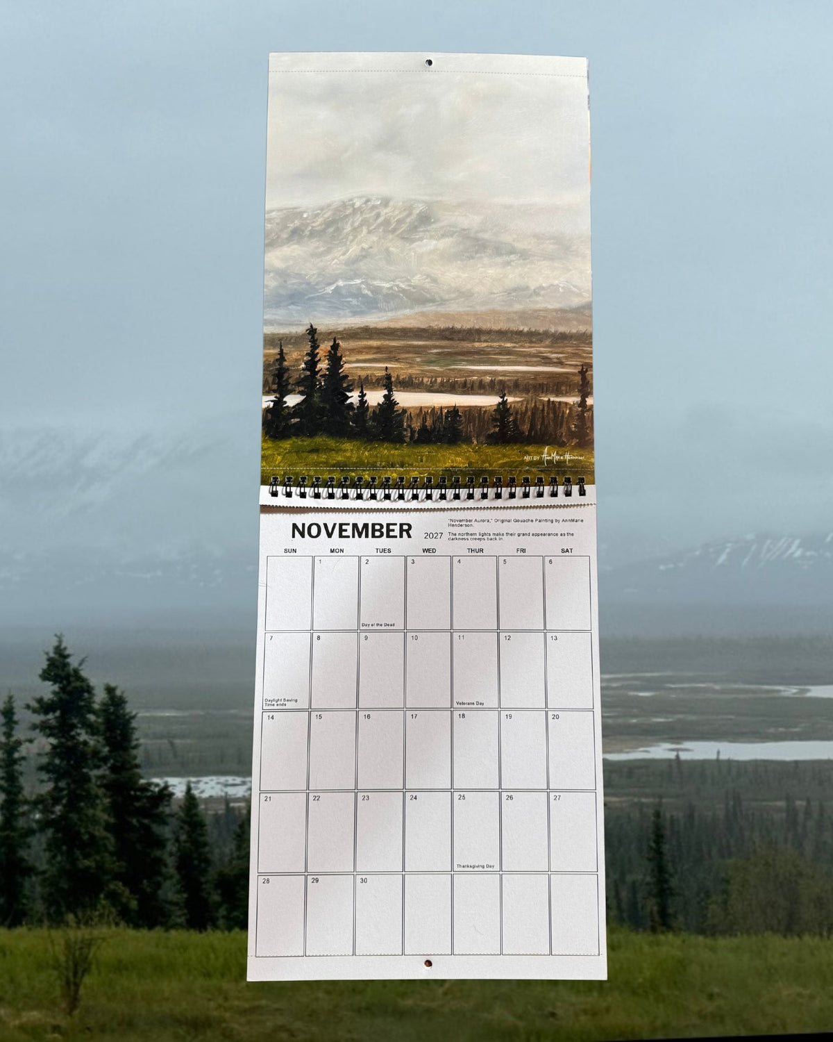PRE-ORDER 2027 Alaska Art Calendar