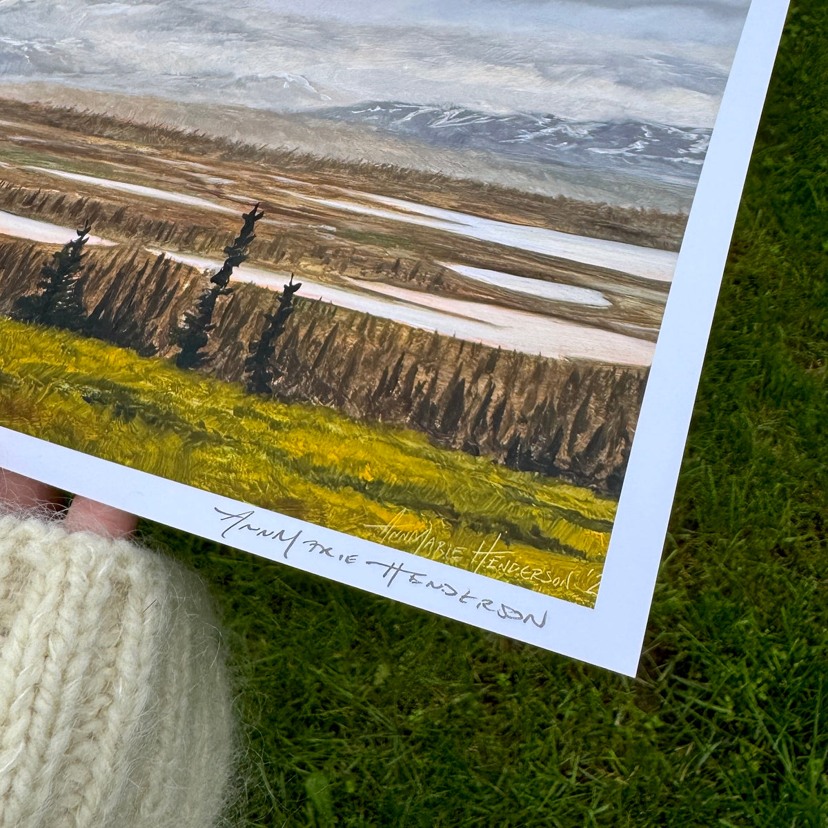 "Mountain in the Mist" Print