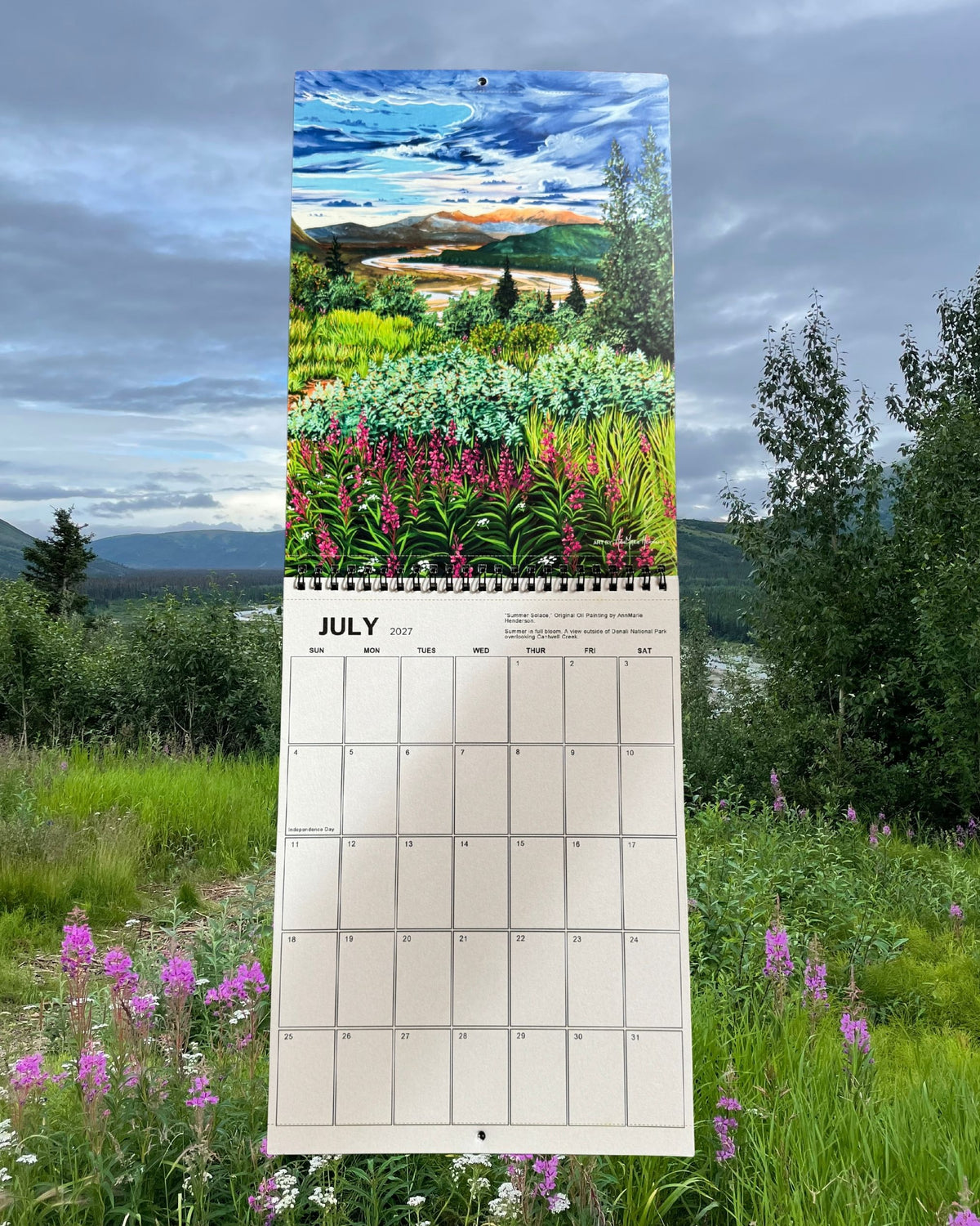 PRE-ORDER 2027 Alaska Art Calendar