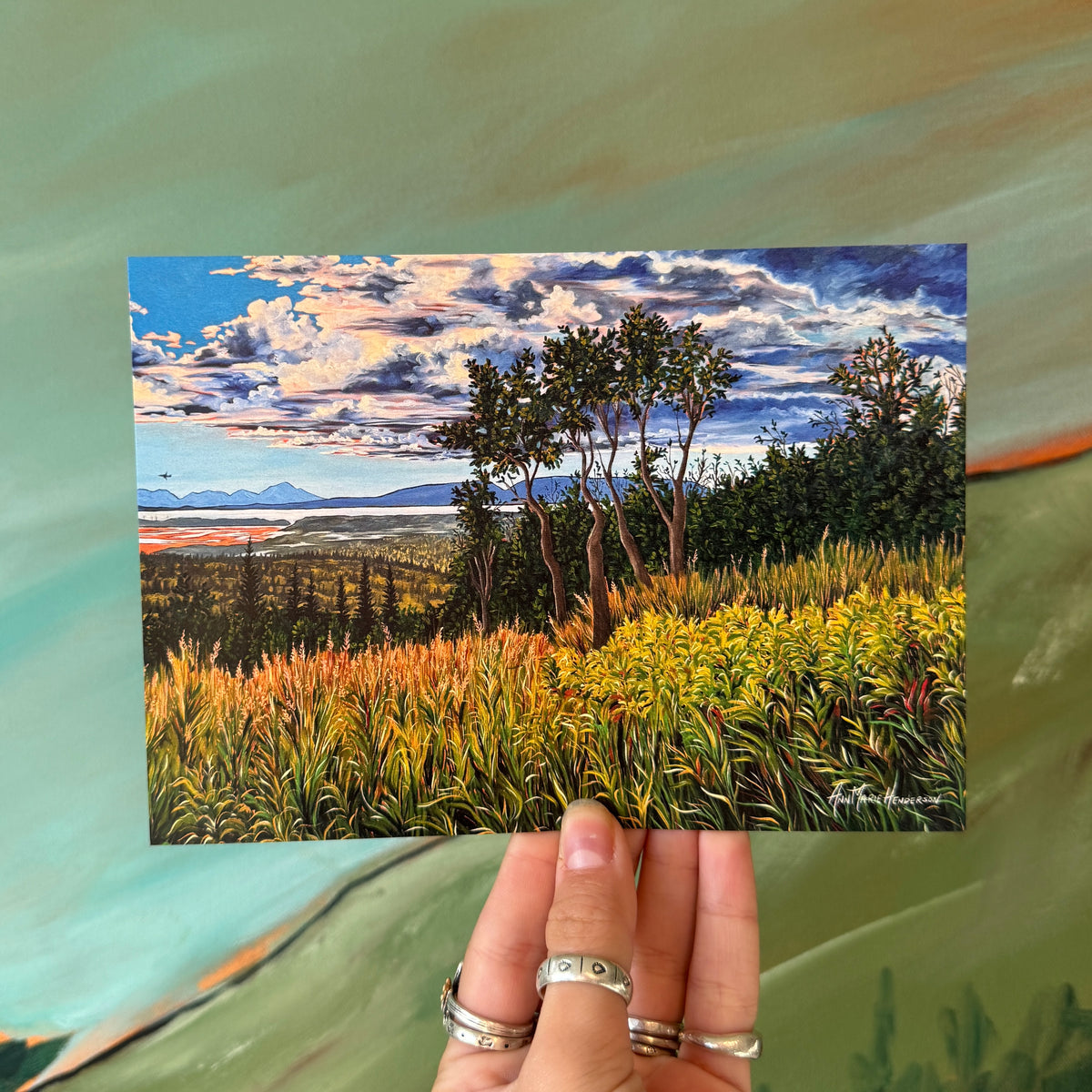 "Fly Over Fire Island" Postcard