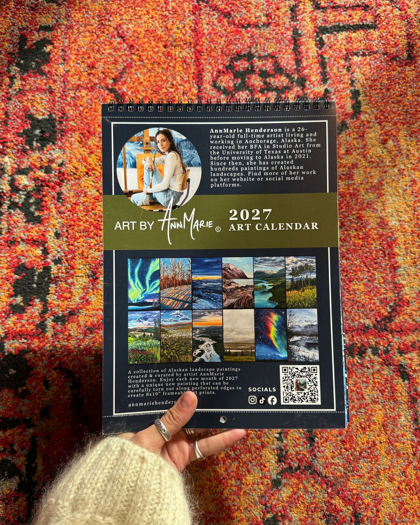 PRE-ORDER 2027 Alaska Art Calendar