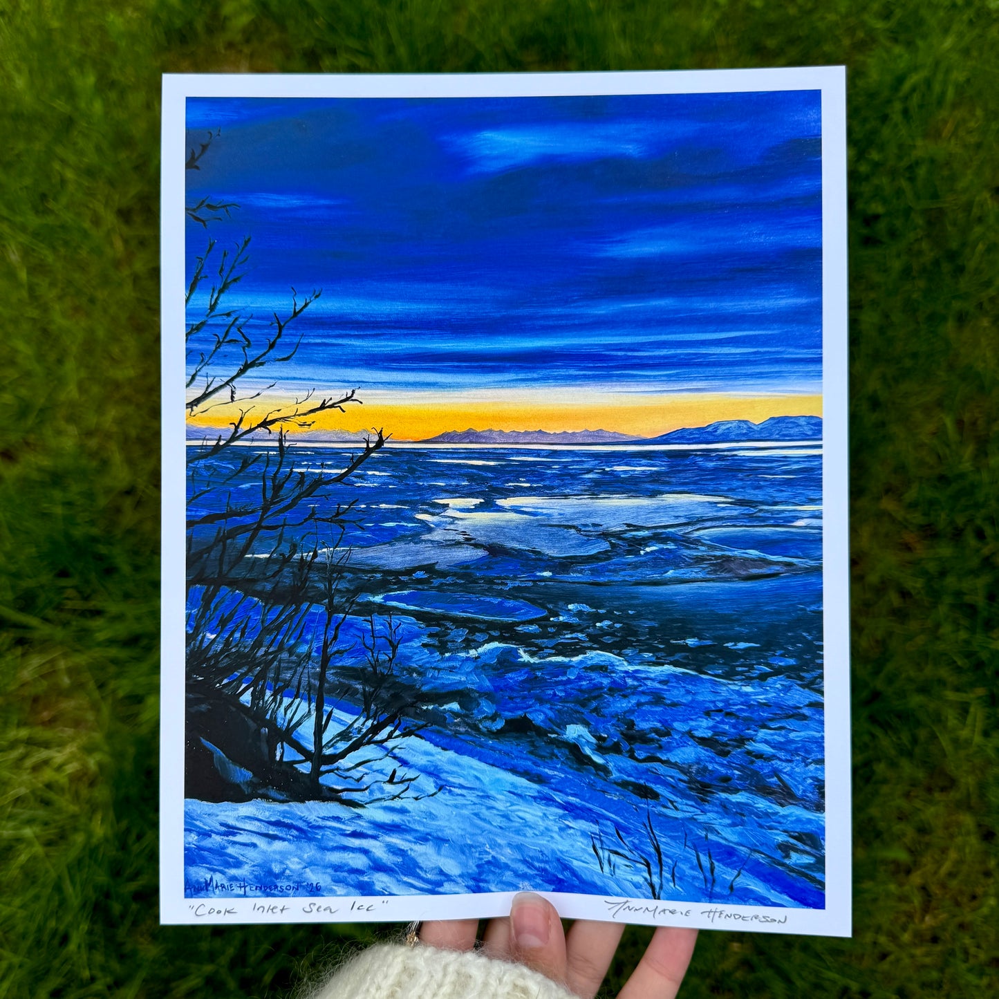"Cook Inlet Sea Ice" Print