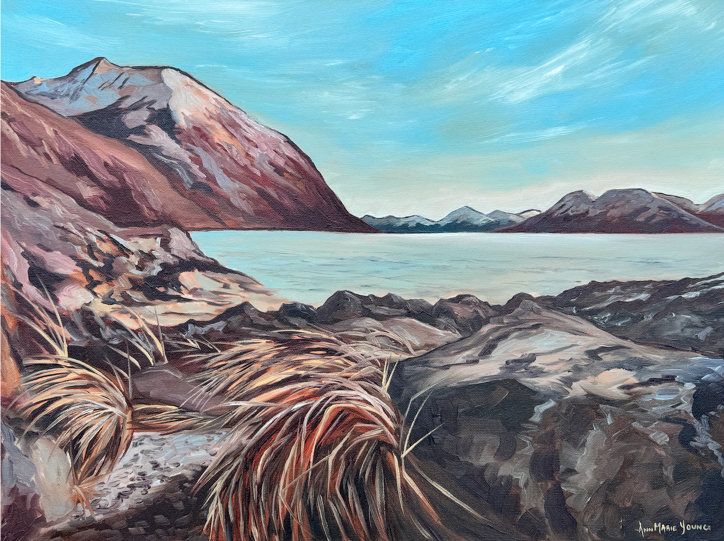 ORIGINAL "Beluga Point" 18x24 in
