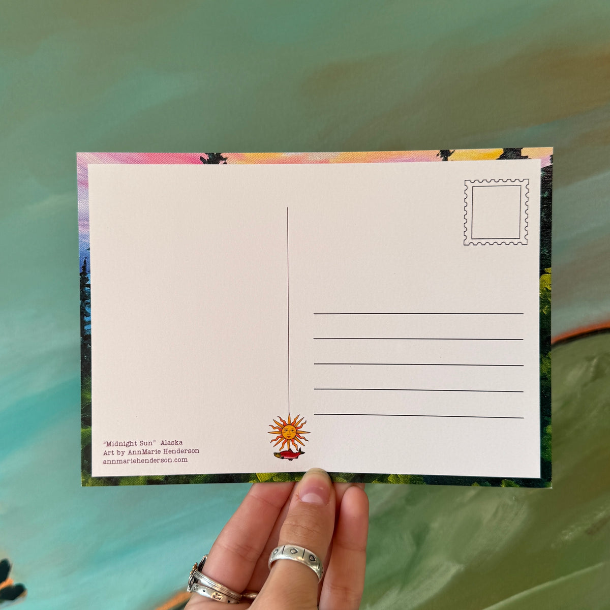 "Midnight Sun" Postcard