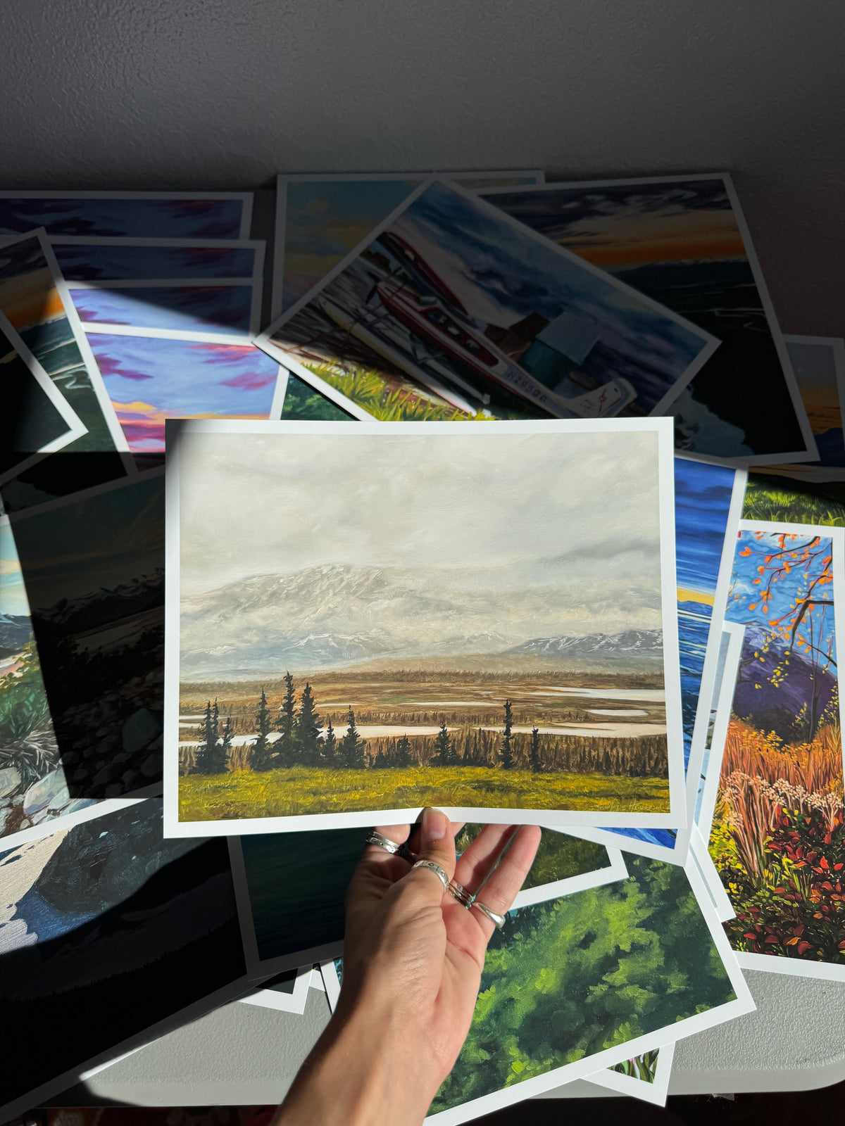 "Mountain in the Mist" Print