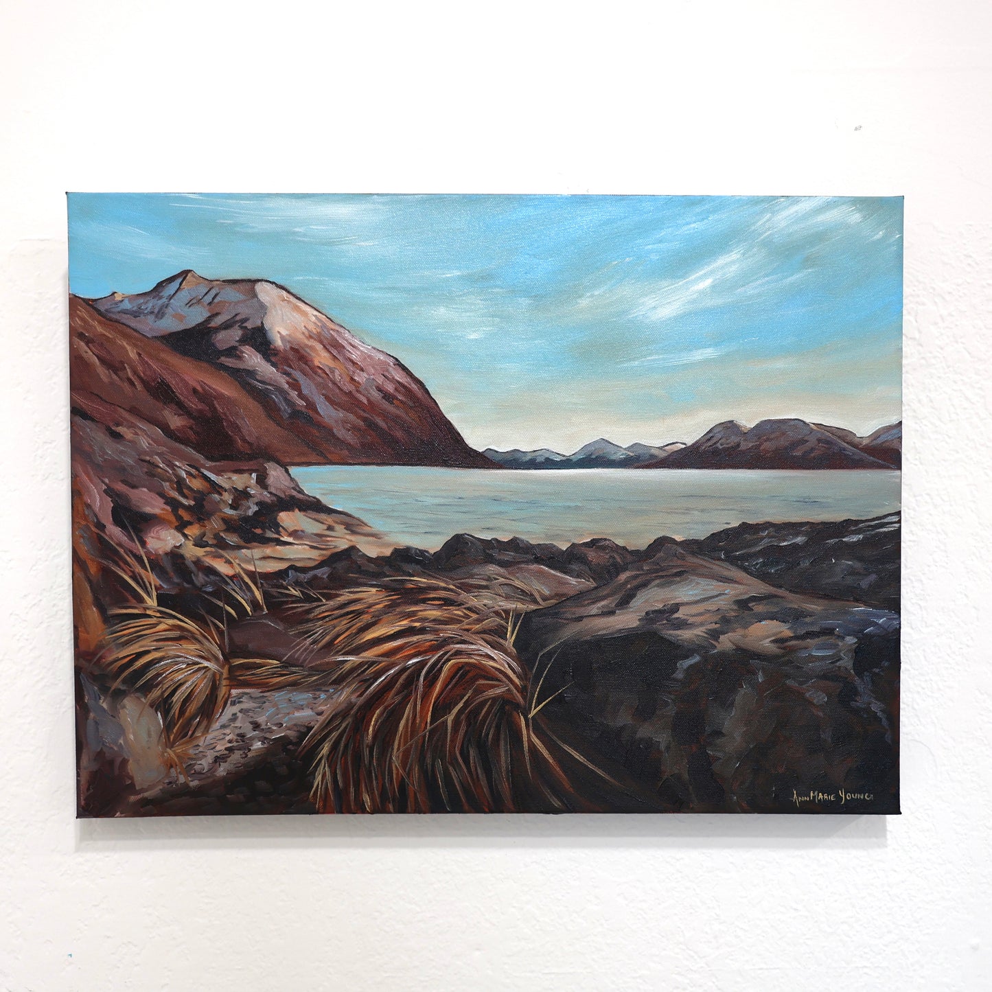 ORIGINAL "Beluga Point" 18x24 in