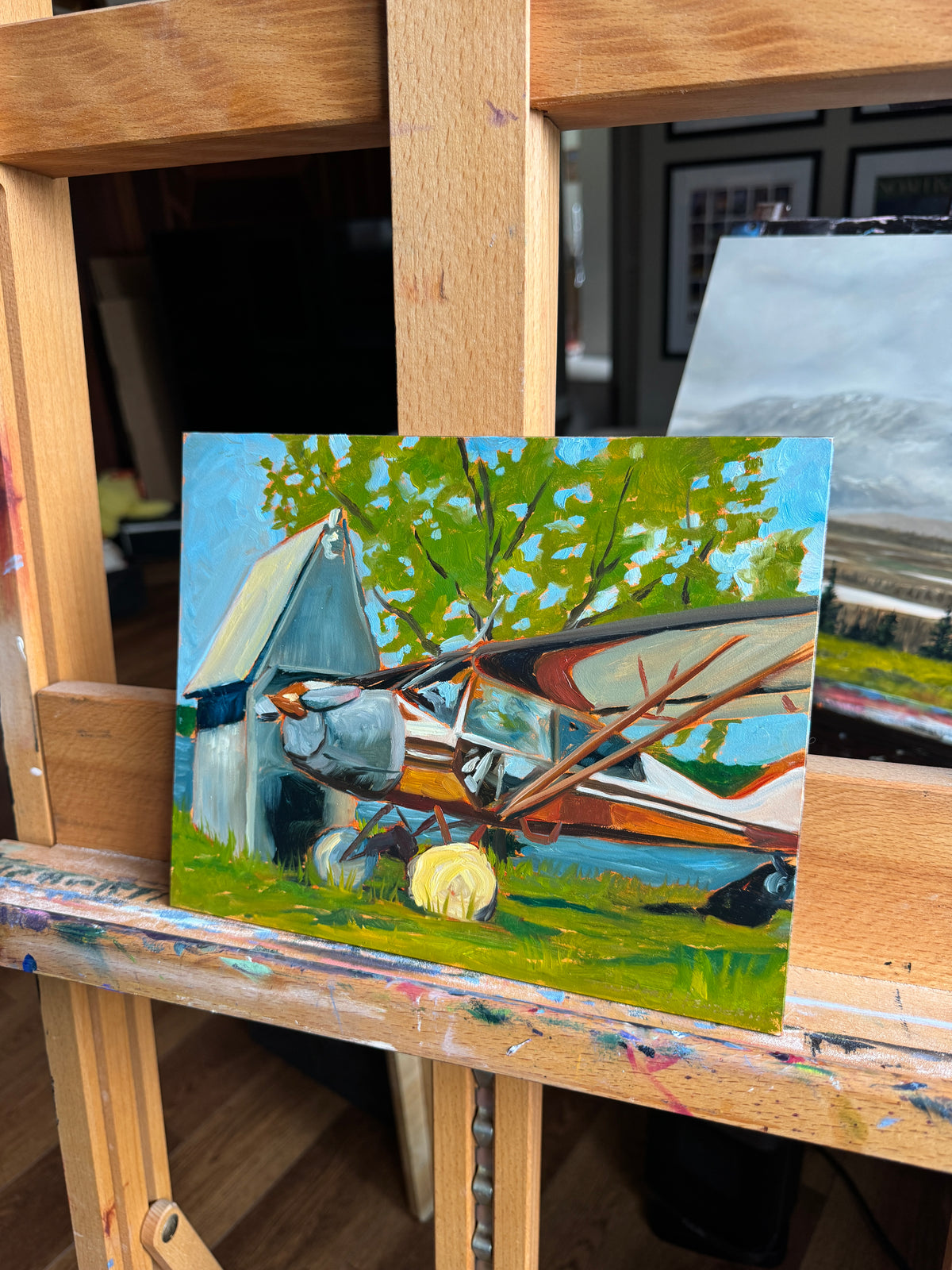 ORIGINAL "Lake Hood Life" 8x10 in
