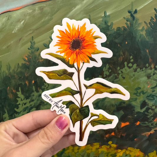 Sunflower Sticker