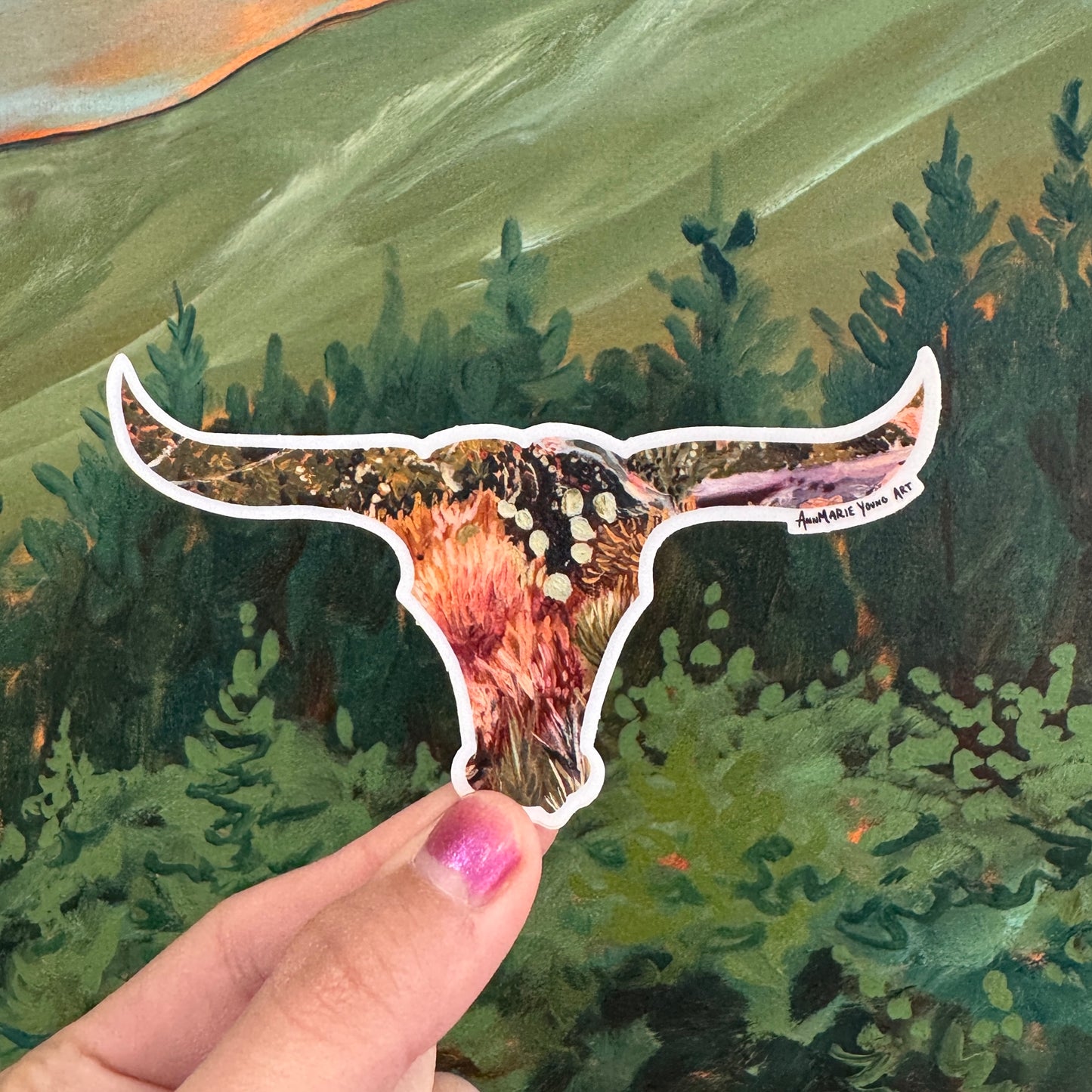 Longhorn Sticker