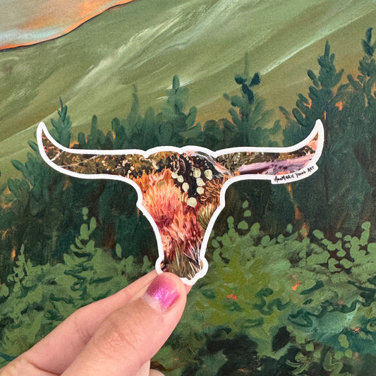 Longhorn Sticker
