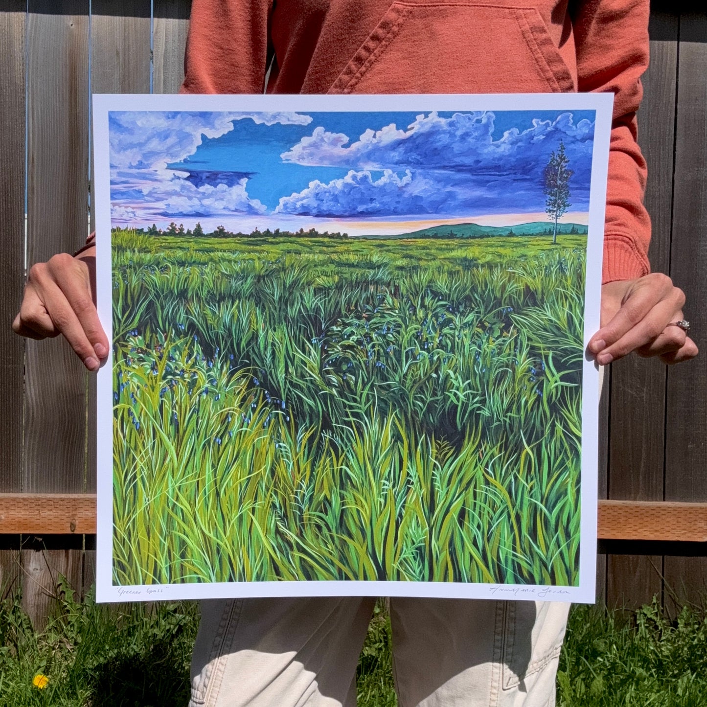 "Greener Grass" Print