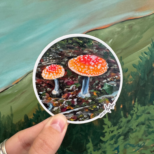 Mushroom Sticker
