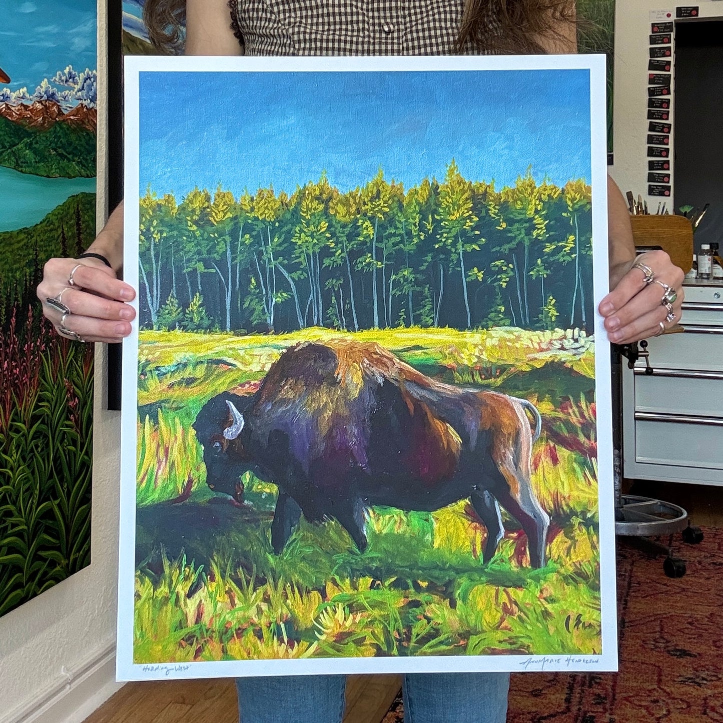 "Heading West" Print