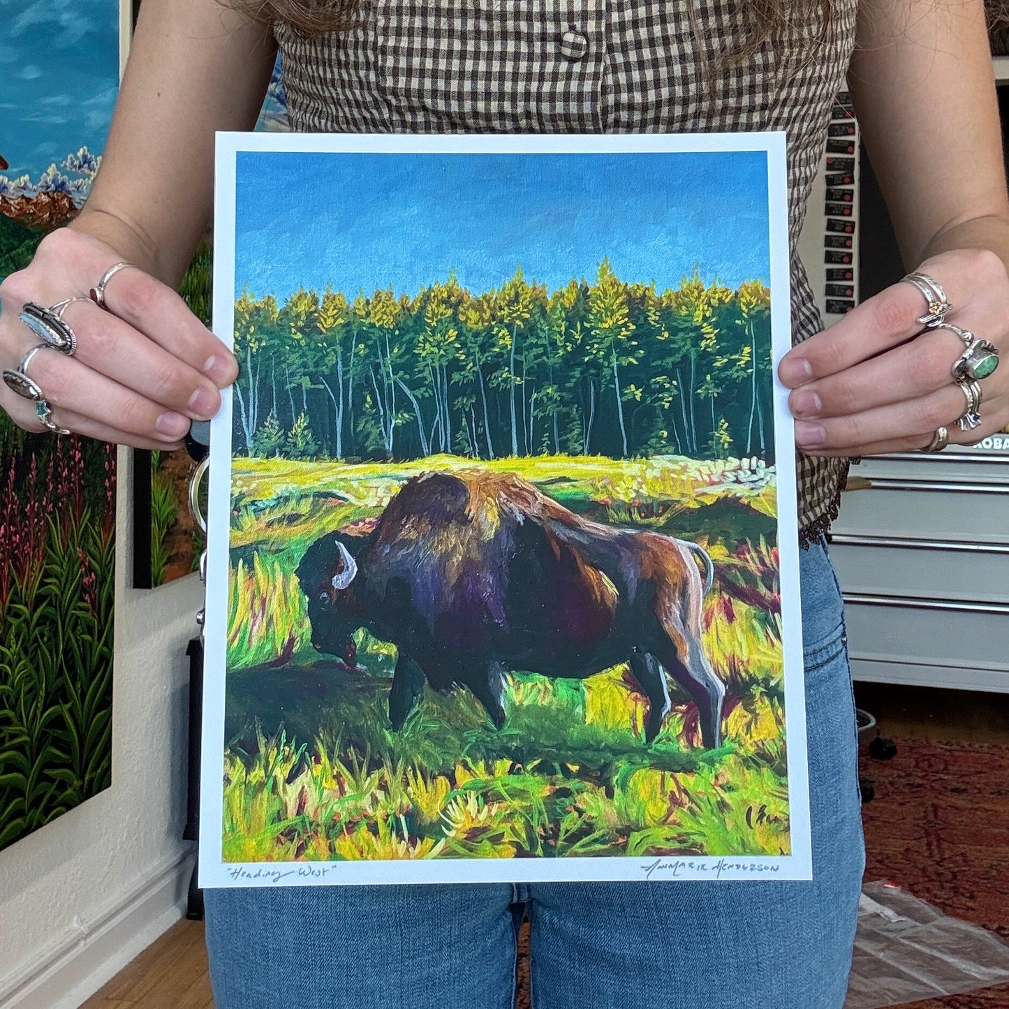 "Heading West" Print