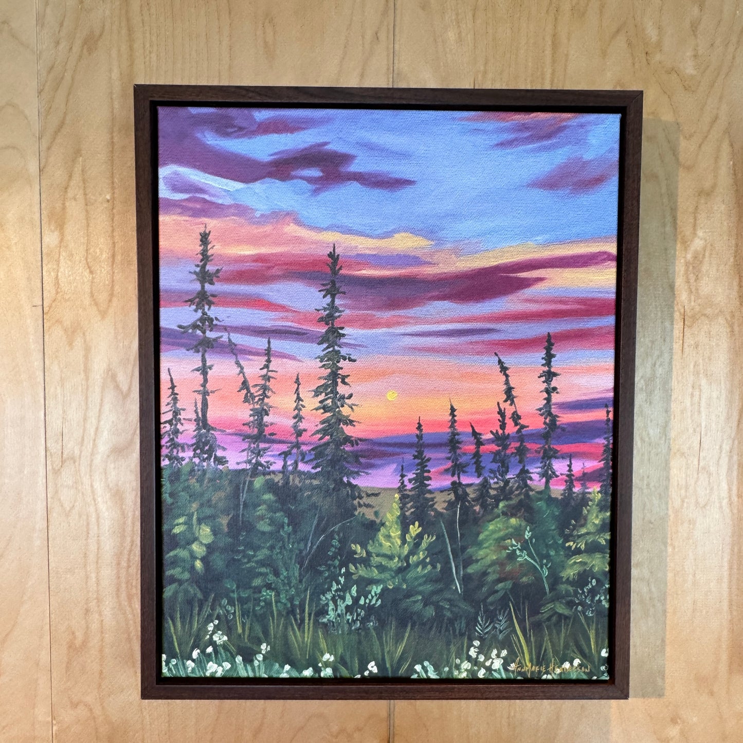 "Midnight Light" Canvas Print