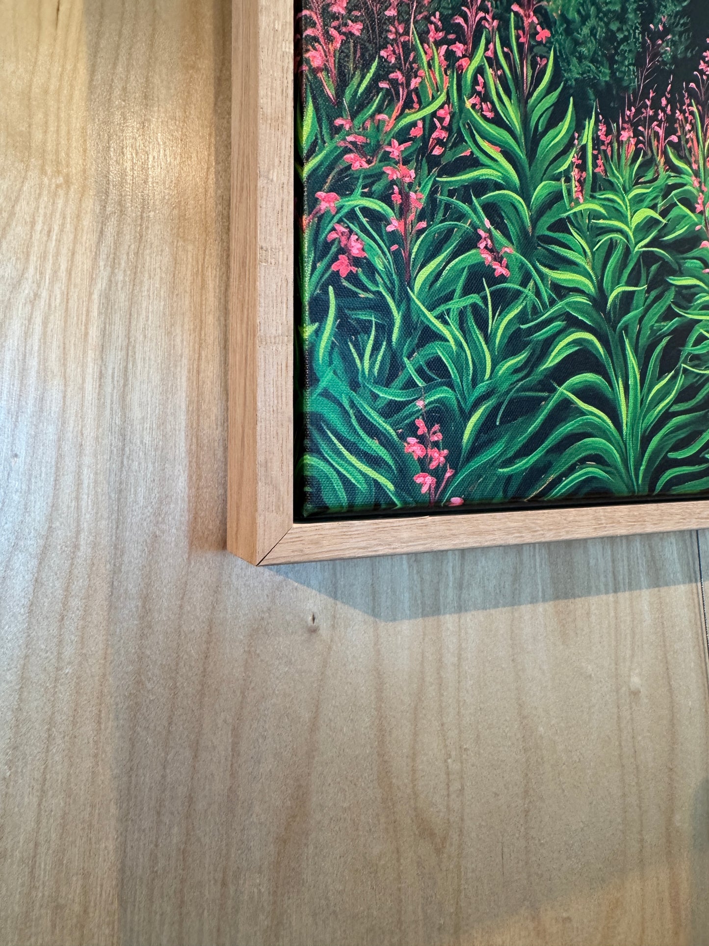 "Where the fireweed grows" Canvas Print