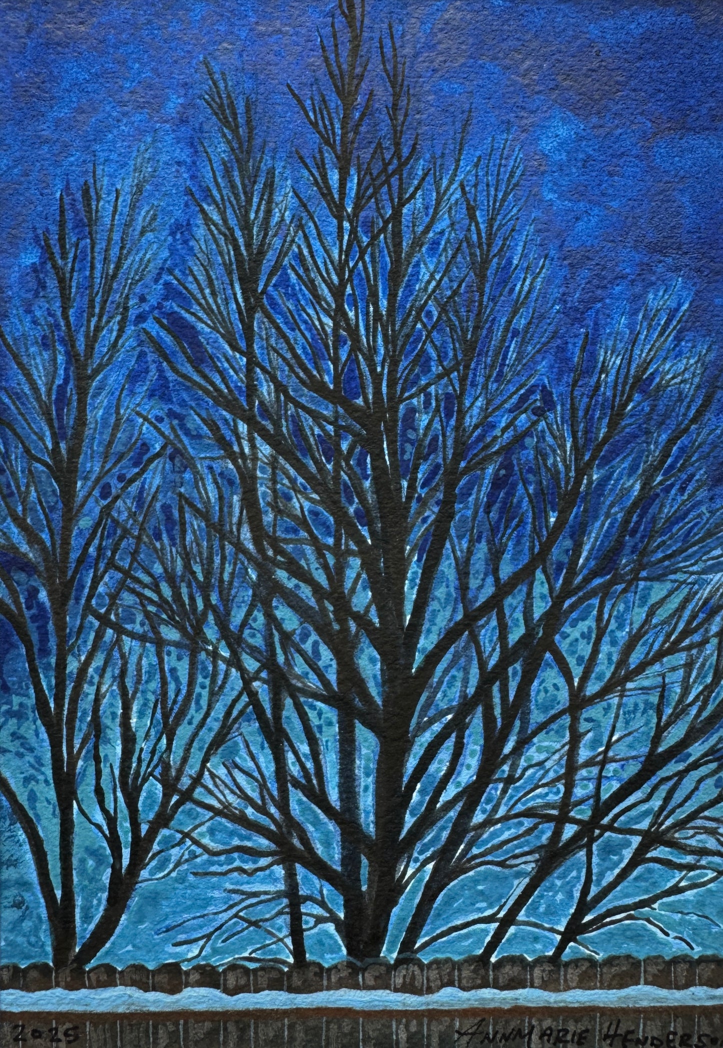 ORIGINAL Gouache Study 5x7 in