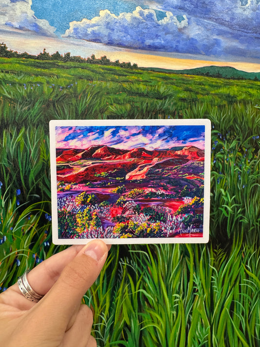 Desert Landscape Sticker