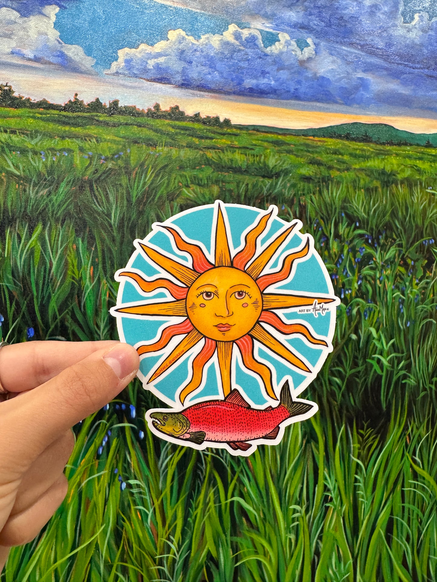 FISH Stickers - Pack of 5