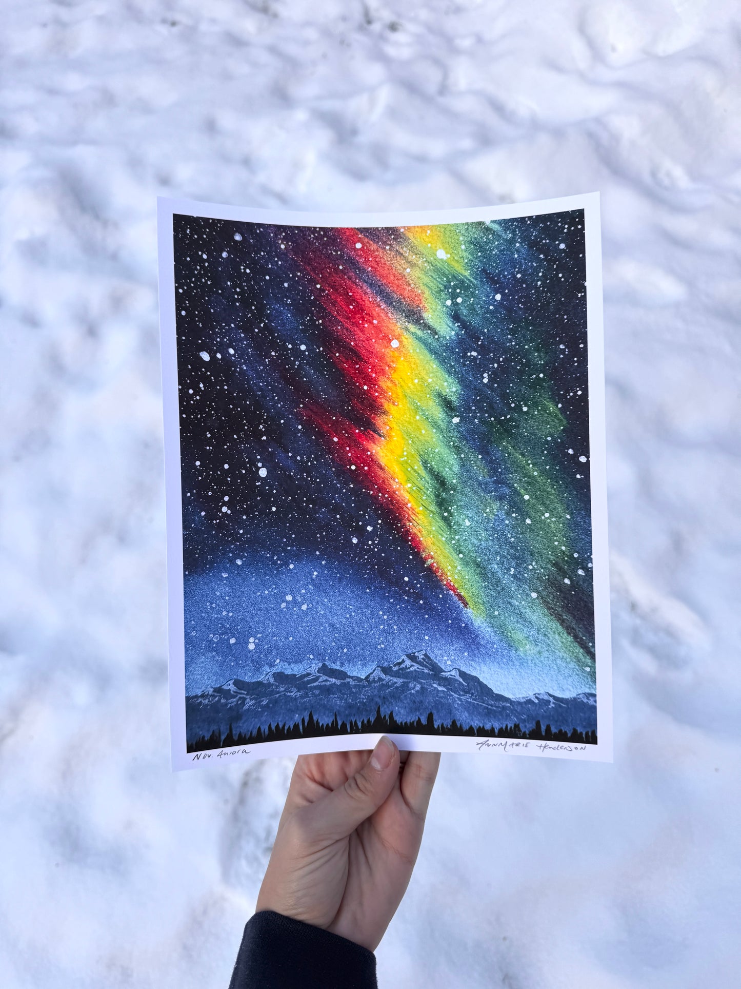 "November Aurora" Print