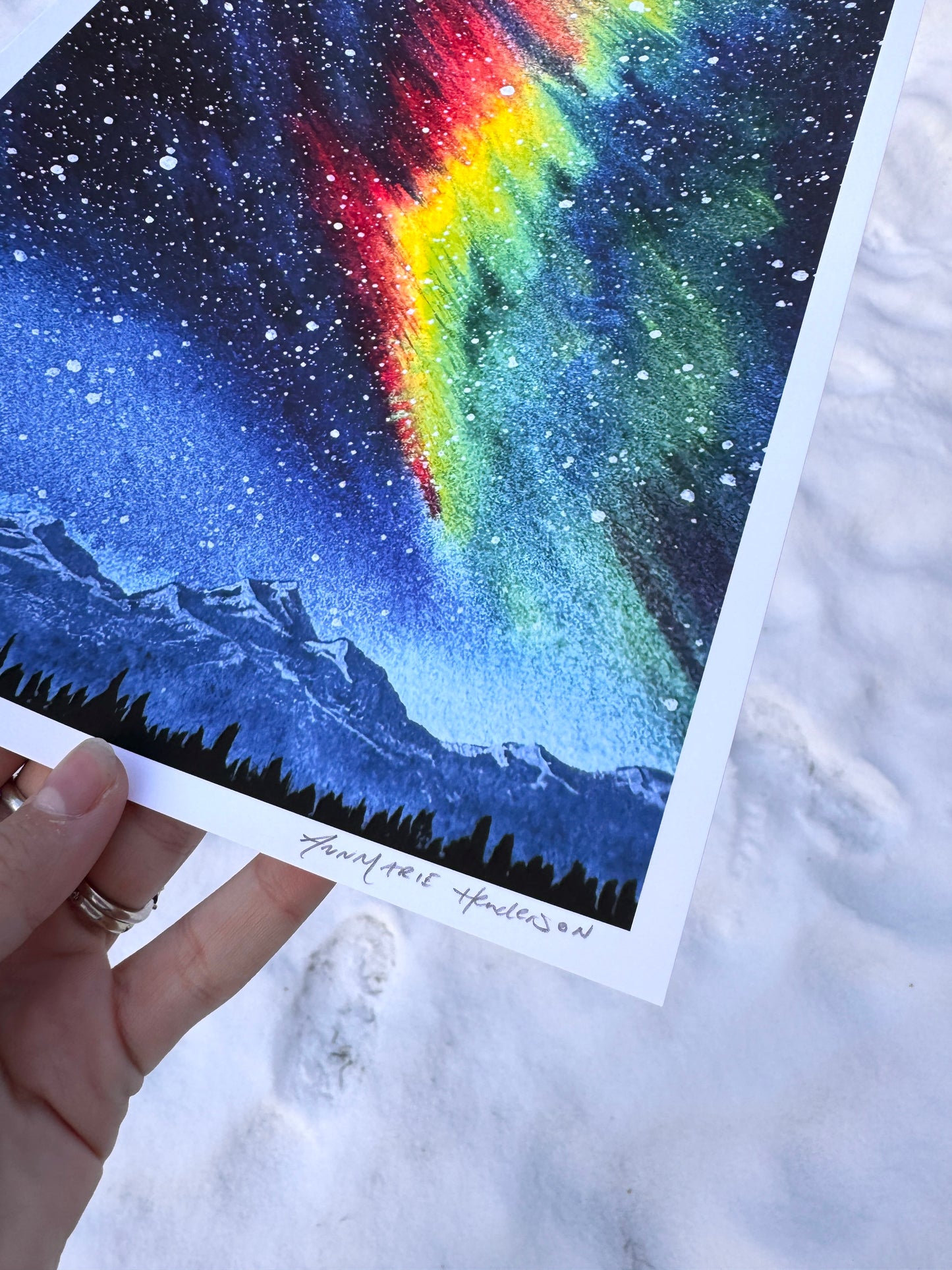 "November Aurora" Print