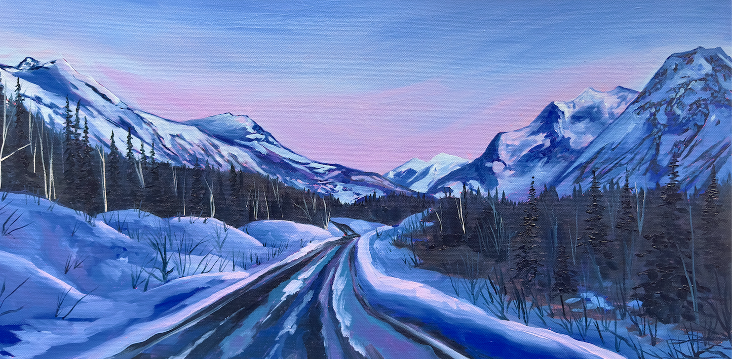 "Eagle River Road" Canvas Print