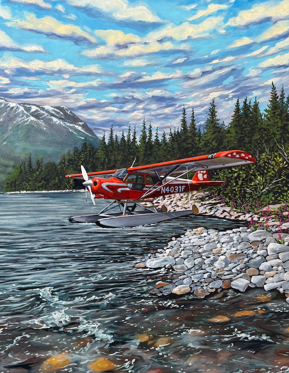 "Cub on Floats" Print