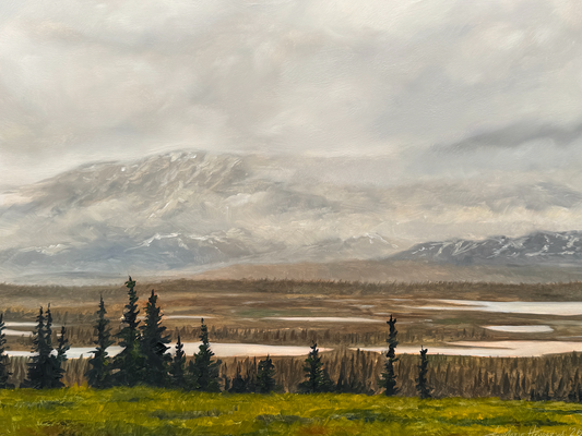 "Mountain in the Mist" Print